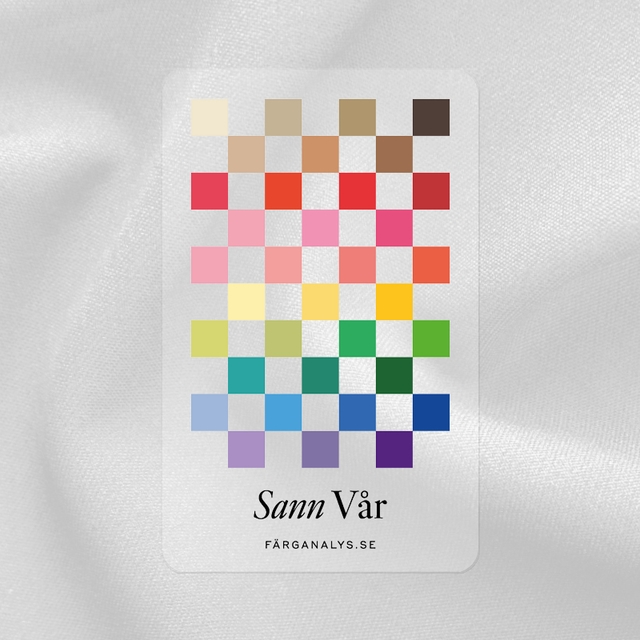 Fargekort i pleksiglass: Ekte Vår