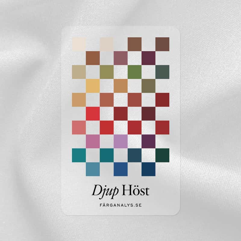 Färgkort Djup Höst - framsida